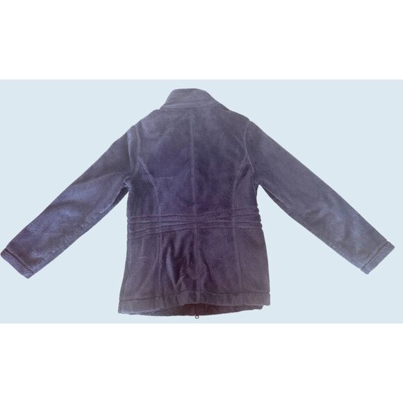 LILLY PULITZER Maddie Full ZIp Fleece Jacket Navy Blue Size Medium - Picture 6 of 7